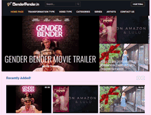 Tablet Screenshot of genderbender.in